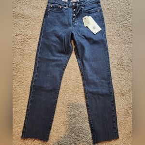 Women New Nwt Levis Premium Wedgie High Rise Taper 28